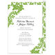 Nature Green Damask Invitations Image 6 of 7